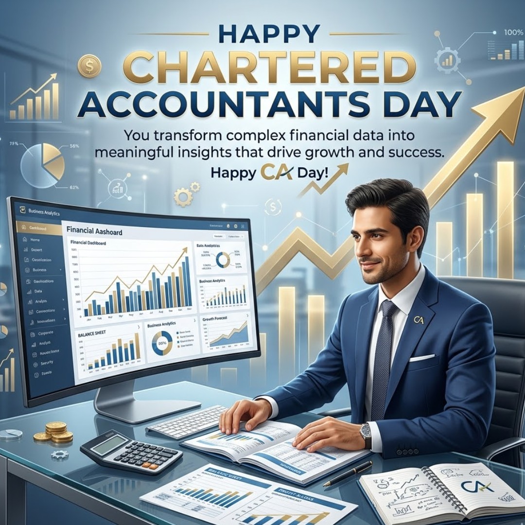 You transform complex financial data into meaningful insights that drive growth and success. Happy CA Day!